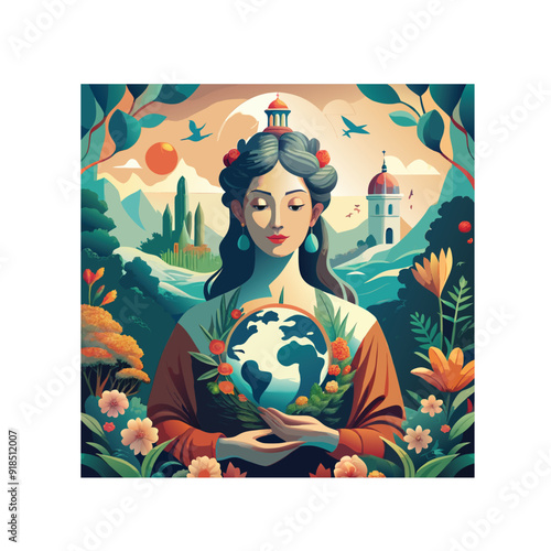 Mother Nature suckles Earth