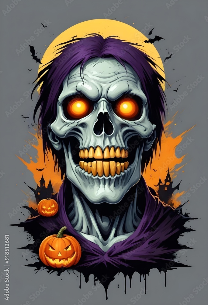 Halloween design vector for t-shirt design pumpkin Halloween design vector for t-shirt design pumpkin