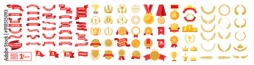 Ranking material, Set of Winning Vector Icons