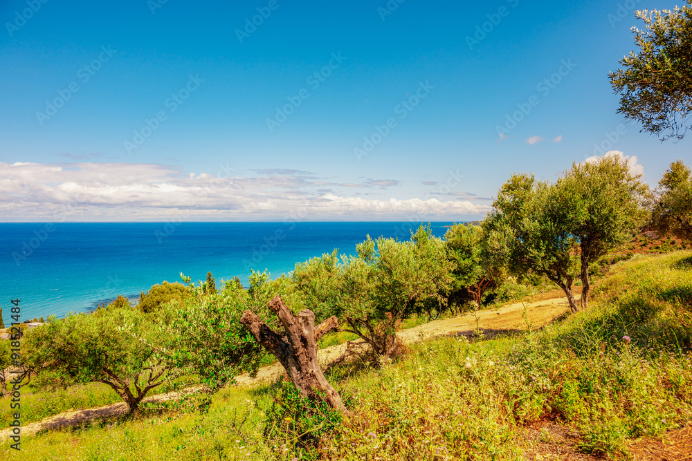 The amazing Xigia Sulfur Beach in Zante, Greece The amazing Xigia Sulfur Beach in Zante, Greece