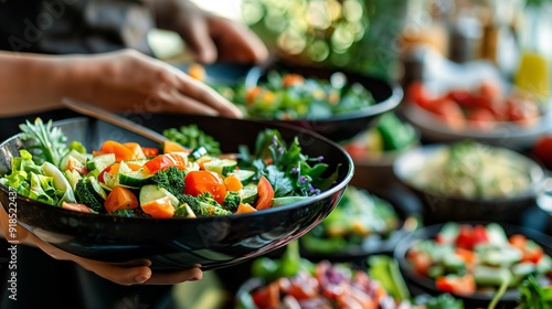 restaurant offering a diverse menu of delicious and nutritious dishes photo