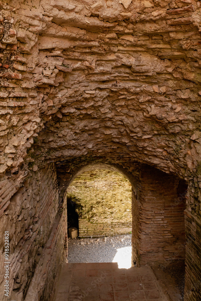 Durres,Albania, August 7,2024:inside the amphitheater of the city of Durres, the largest Roman amphitheater in the Balkans Durres,Albania, August 7,2024:inside the amphitheater of the city of Durres, the largest Roman amphitheater in the Balkans