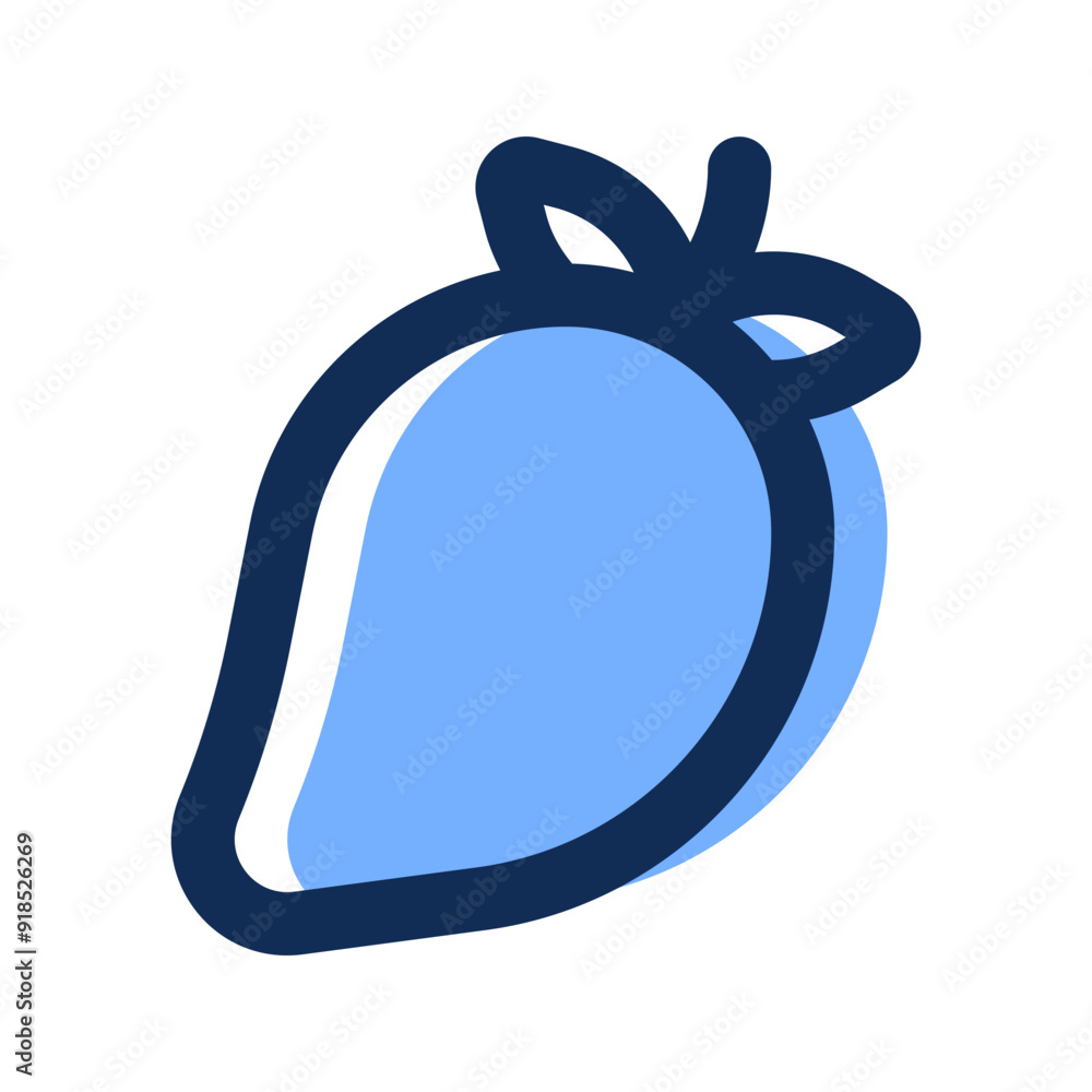 mango filled line icon mango filled line icon