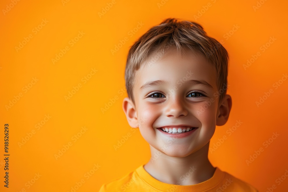 Cheerful Youngster with Matching Background, Advertisement Ready Cheerful Youngster with Matching Background, Advertisement Ready