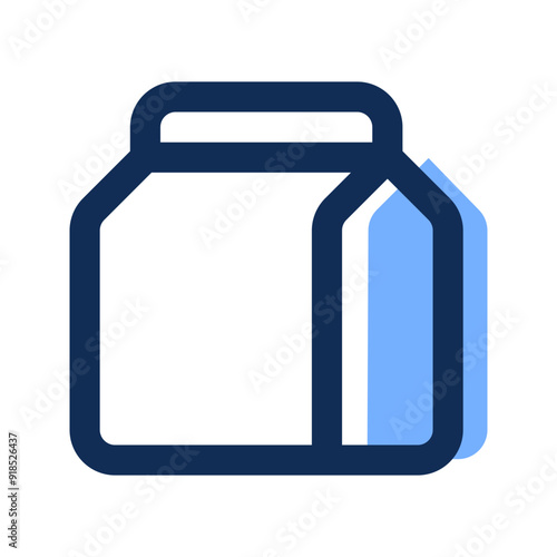 take away filled line icon