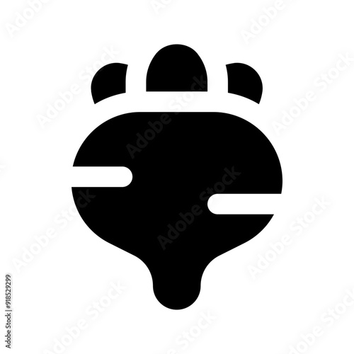 beetroot glyph icon