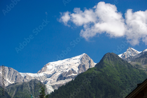 L'été à la montagne dans les Alpes françaises, "Les Houches", "Chamonix", "Salanches" 