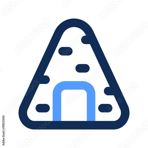 onigiri line color icon