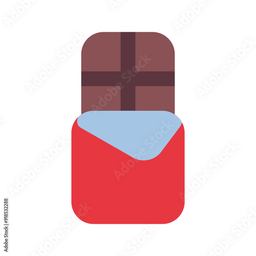 chocolate bar flat icon