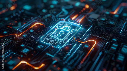 A secure login interface with layers of encryption ensuring data integrity and protection against cyber threats
