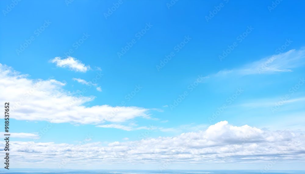 White clouds are floating in the beautiful blue sky White clouds are floating in the beautiful blue sky