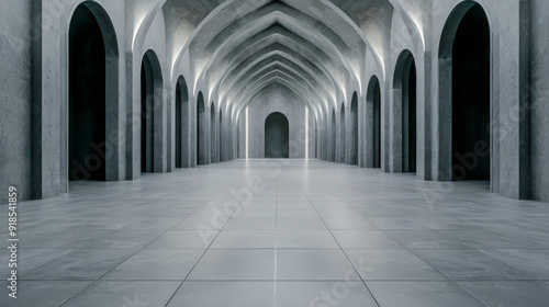 Spacious and Empty Room Studio Space The Minimalist Design and Abundant Natural Light Create a Versatile Setting