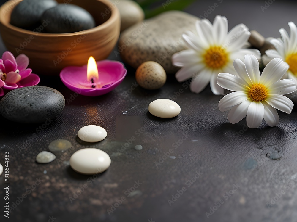 spa stones and orchid spa stones and orchid
