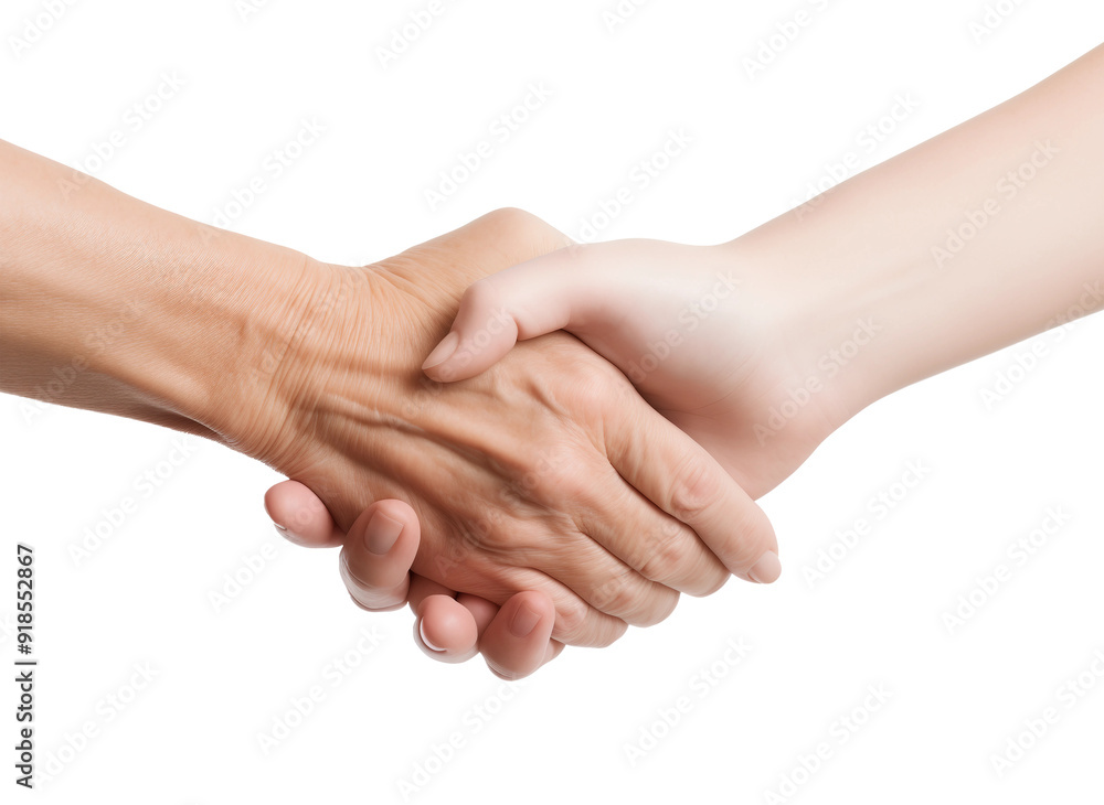 Female Handshake. Closeup View. Ai Generative Female Handshake. Closeup View. Ai Generative