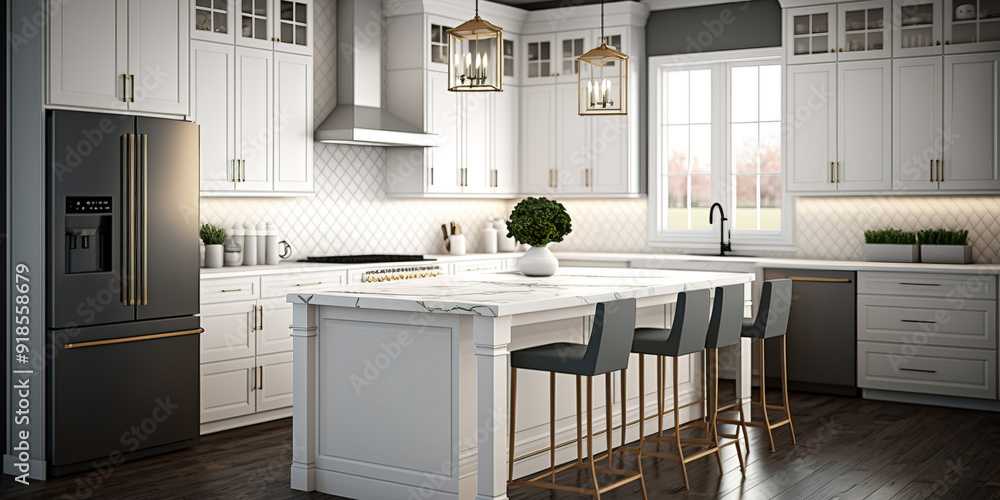 Beautiful kitchen in new custom home Beautiful kitchen in new custom home
