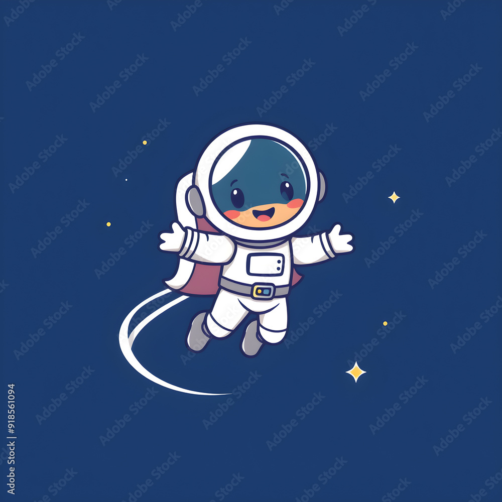 Cute Astronaut Super Hero Flying Cartoon Vector Icon Illustration. Science Technology Icon Concept Isolated Premium Vector. Flat Cartoon Style. Generative AI Cute Astronaut Super Hero Flying Cartoon Vector Icon Illustration. Science Technology Icon Concept Isolated Premium Vector. Flat Cartoon Style. Generative AI