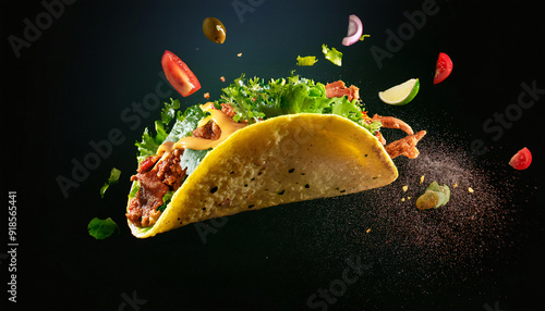 Deconstructed taco photo