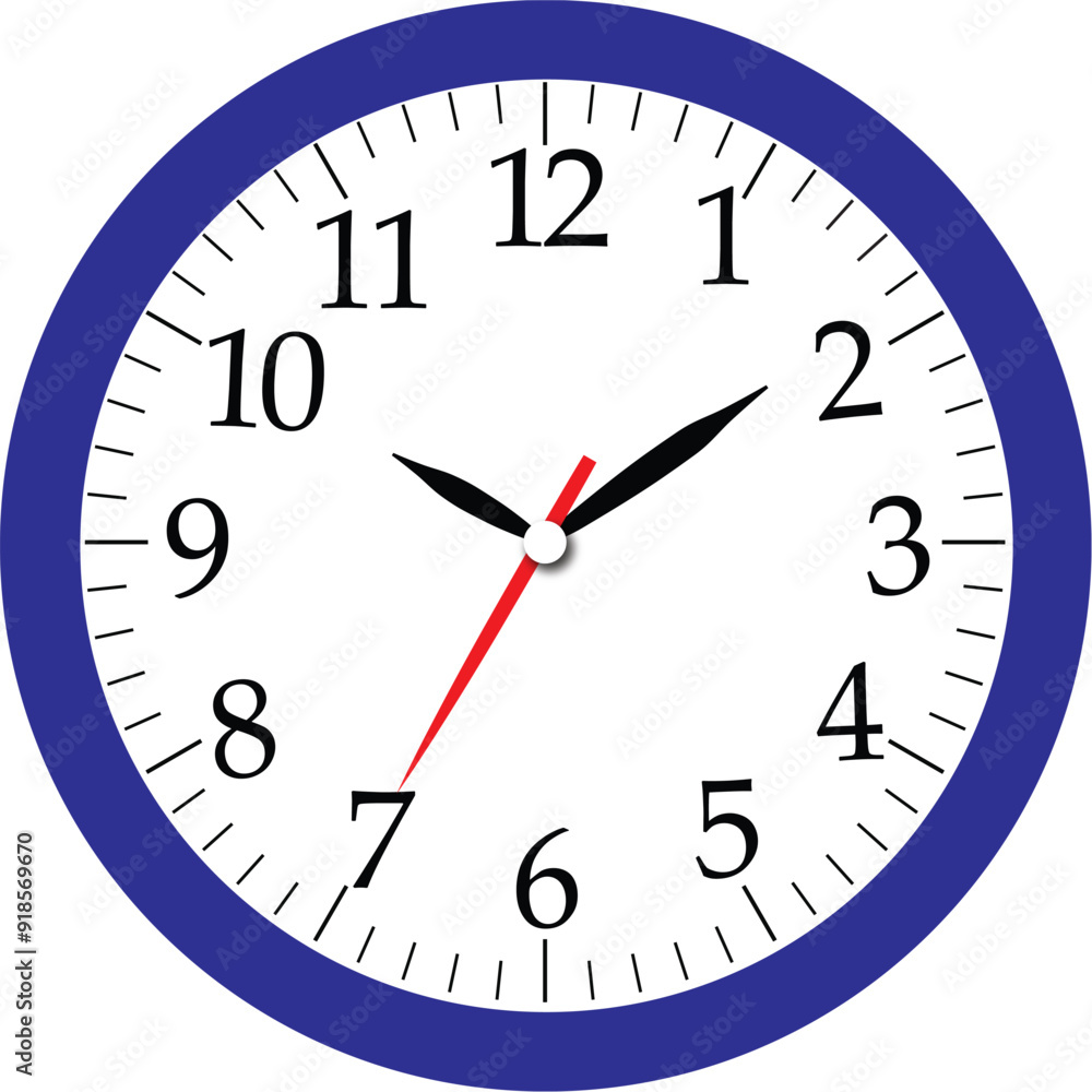wall clock vector design wall clock vector design
