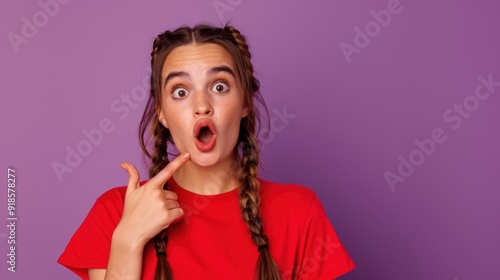 The Surprised Girl Portrait photo