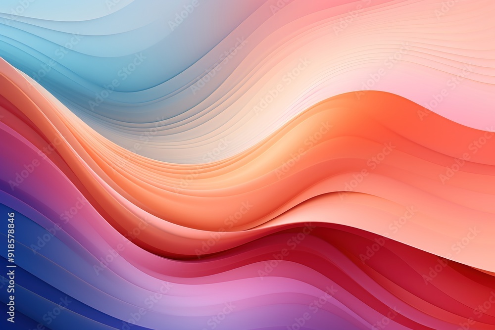 Abstract colorful wavy background with smooth lines. Abstract colorful wavy background with smooth lines.