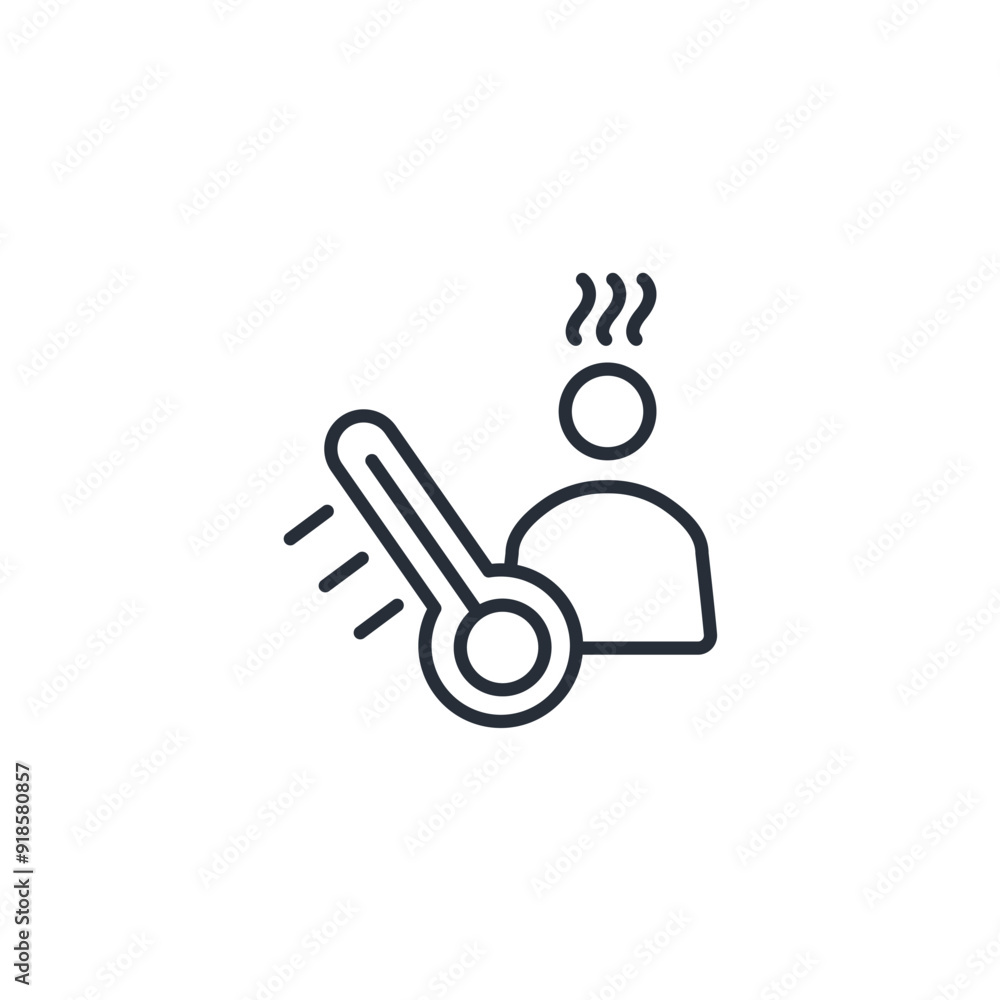 hot icon. vector.Editable stroke.linear style sign for use web design,logo.Symbol illustration. hot icon. vector.Editable stroke.linear style sign for use web design,logo.Symbol illustration.
