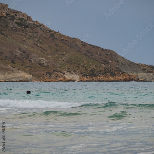 sea and beach in island