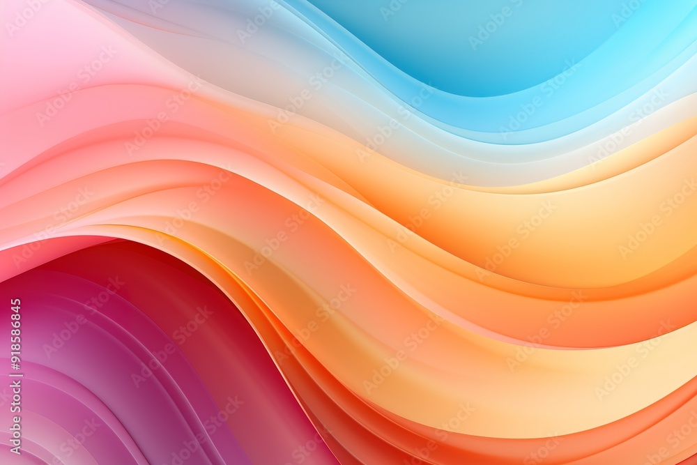 Abstract background with soft, flowing, pastel colors in a wave-like pattern. Abstract background with soft, flowing, pastel colors in a wave-like pattern.