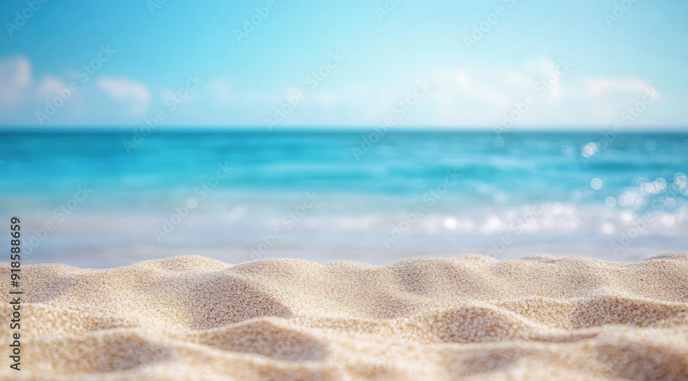 Close up sand with blurred sea sky background, summer day, copy space or for product. Summer background concept. Close up sand with blurred sea sky background, summer day, copy space or for product. Summer background concept.