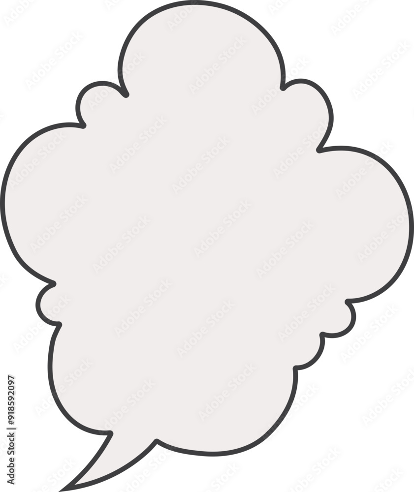 Chat message dialog box hand drawn sticker Chat message dialog box hand drawn sticker