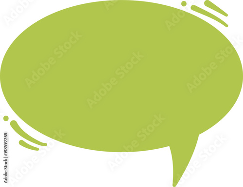 Comic text message box vintage speech bubble