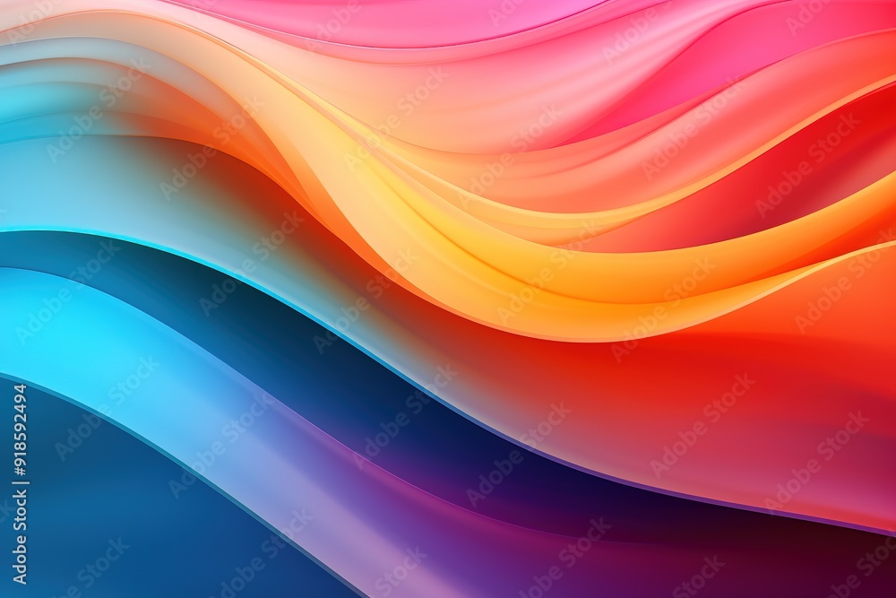 Abstract colorful wavy background with vibrant gradients. Abstract colorful wavy background with vibrant gradients.