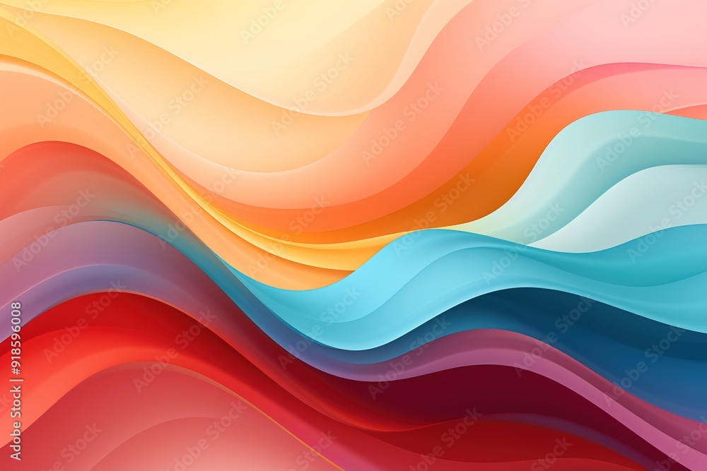 Abstract colorful wavy background with vibrant gradients. Abstract colorful wavy background with vibrant gradients.