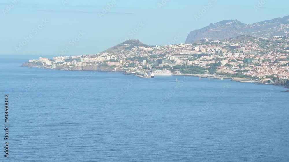 Vies towards Funchal from Miradouro do Cristo Rey, Madeira Vies towards Funchal from Miradouro do Cristo Rey, Madeira
