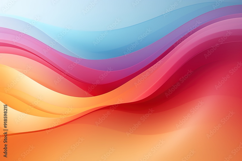 Abstract background with vibrant gradient waves. Abstract background with vibrant gradient waves.
