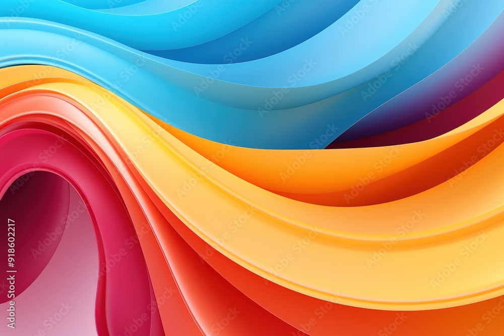 Abstract colorful wavy background with vibrant hues.