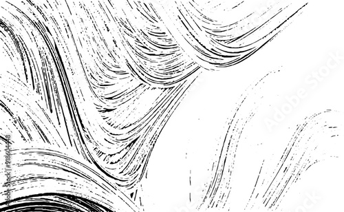 Vector brush sroke texture. Distressed uneven grunge background. Abstract distressed vector illustration. Overlay over any design to create interesting effect and depth. Black isolated on white. EPS10