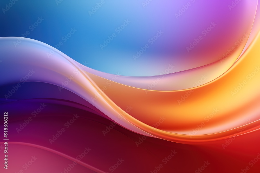 Abstract background with vibrant, flowing curves in shades of blue, purple, orange, and red. Abstract background with vibrant, flowing curves in shades of blue, purple, orange, and red.