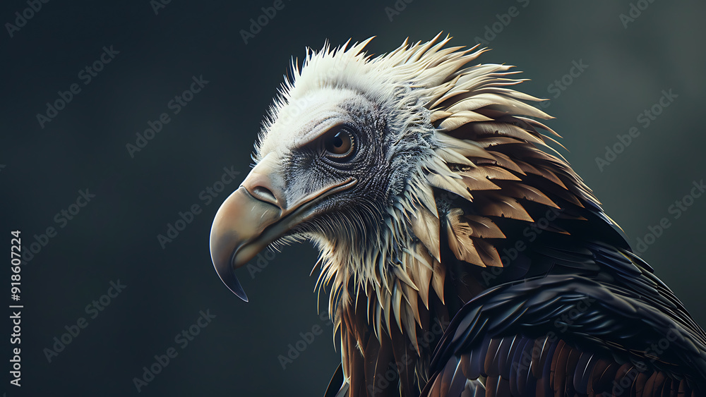 Fototapeta premium Eagle close-up with intense gaze