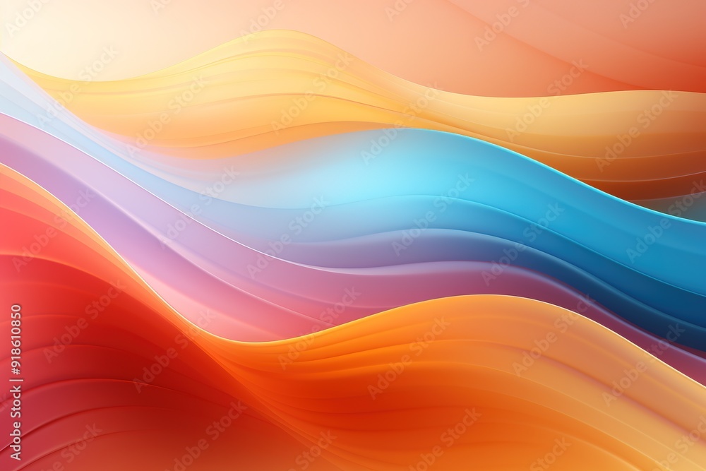 Abstract colorful wavy lines background. Abstract colorful wavy lines background.