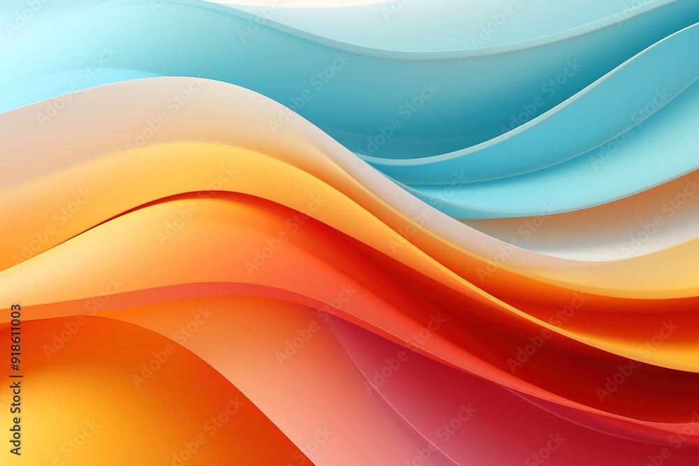 Abstract colorful wavy lines background. Abstract colorful wavy lines background.
