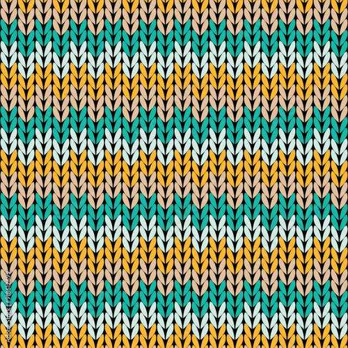 Knitted background pattern wallpaper knitting decorative print handmade textile knitting handiwork 
