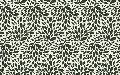 abstract shape seamless pattern summer trendy shapes vector texture design florals tea green mos color ornamental decorative fabric textile paper print wallpaper background