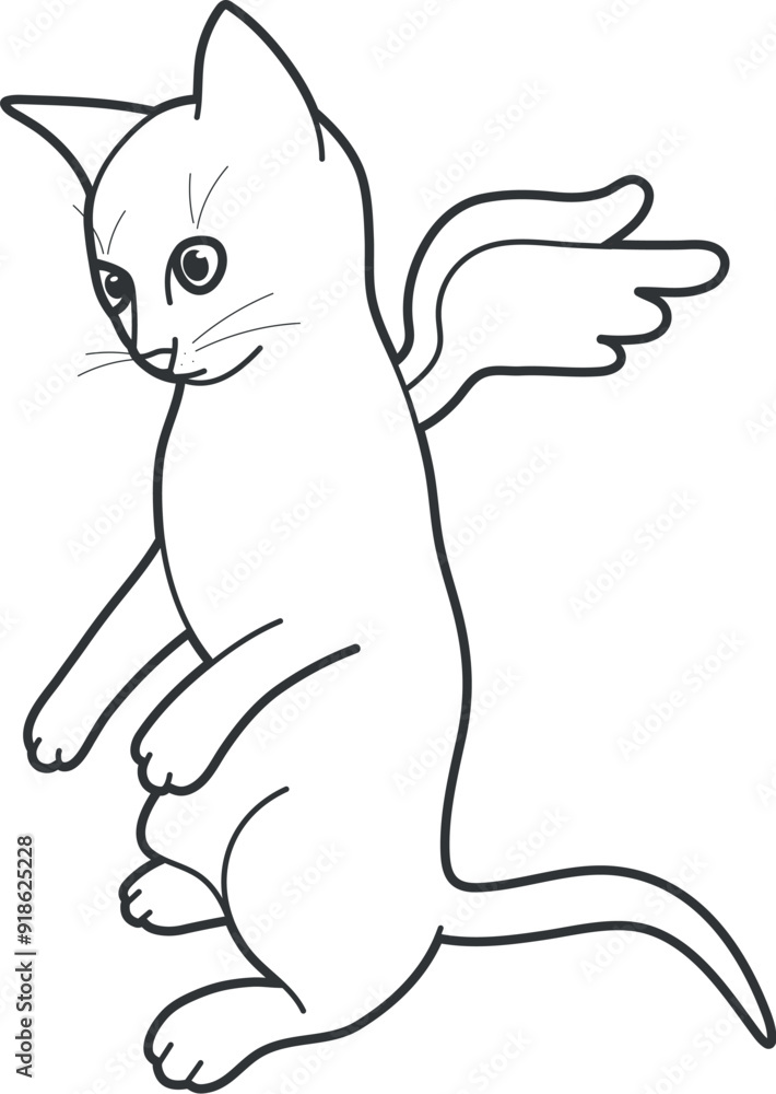 Bundle of adorable cat breeds cute cartoon pet animal icon set. Flat design style vector illustration. Set of purebred pet animal isolated on white background Bundle of adorable cat breeds cute cartoon pet animal icon set. Flat design style vector illustration. Set of purebred pet animal isolated on white background