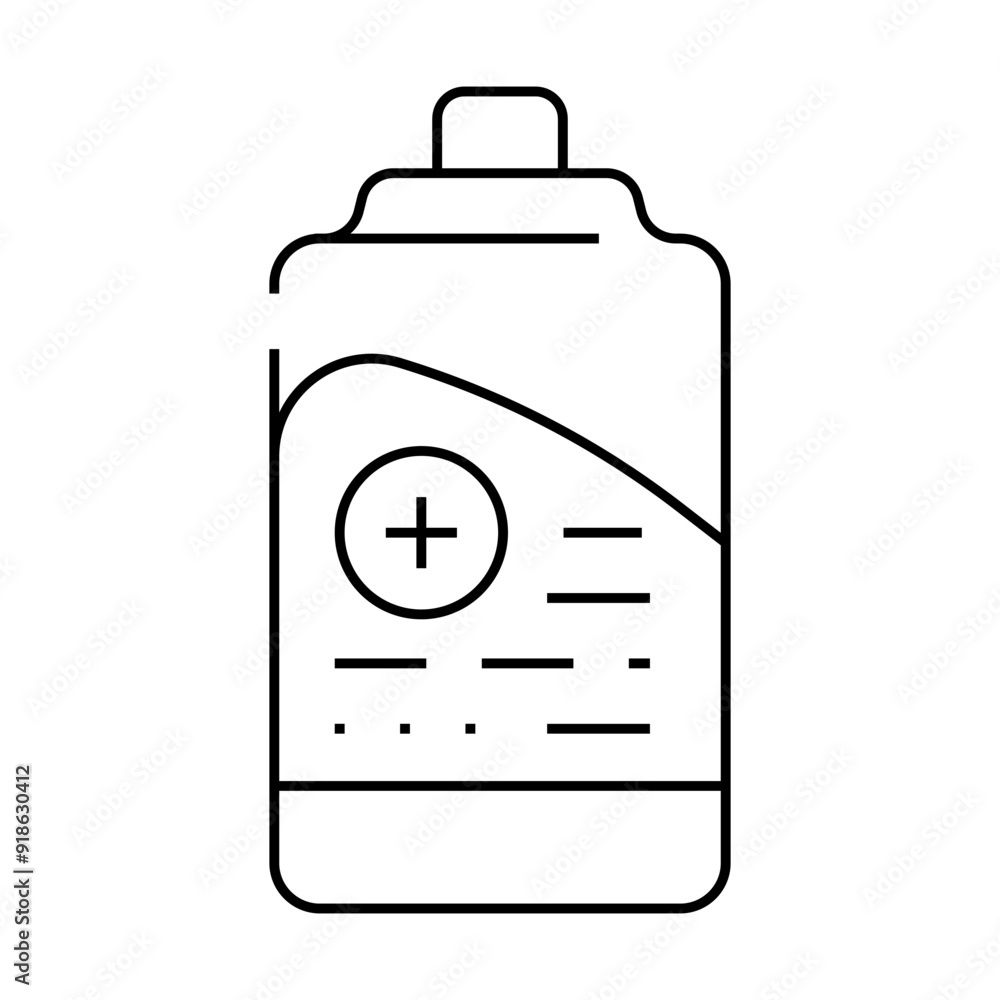 antibacterial soap line icon vector. antibacterial soap sign. isolated contour symbol black illustration antibacterial soap line icon vector. antibacterial soap sign. isolated contour symbol black illustration