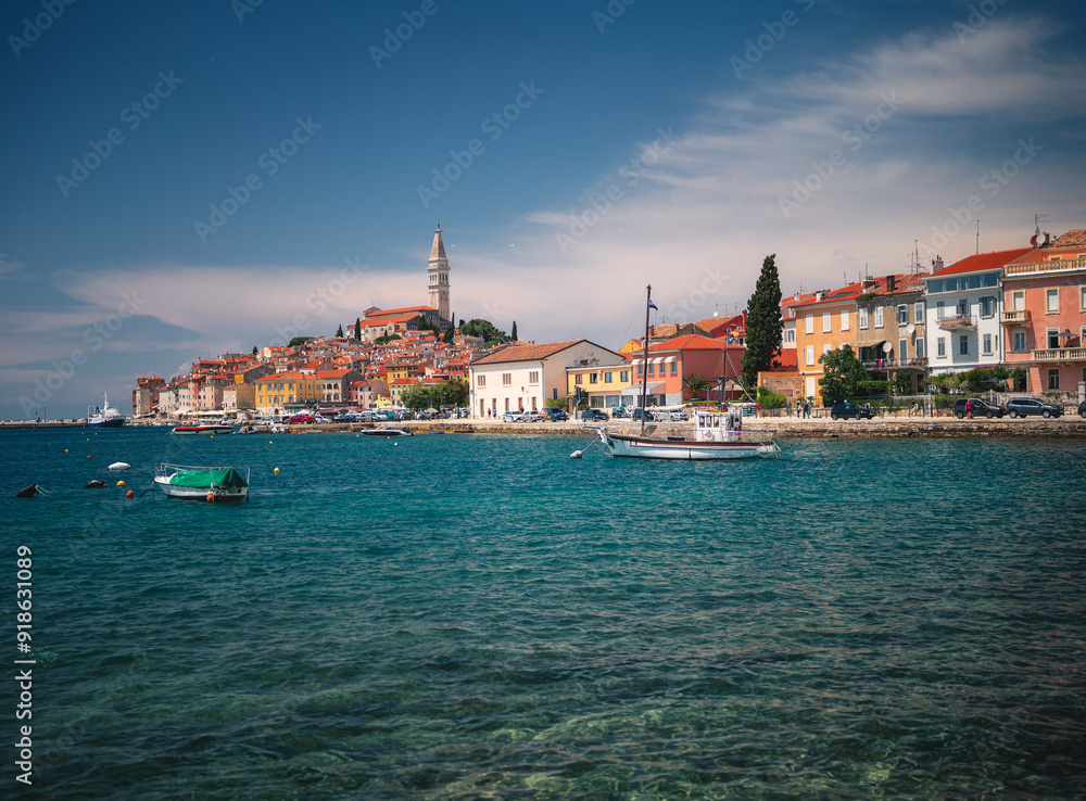 View on the old town of Rovinj, Croatia View on the old town of Rovinj, Croatia