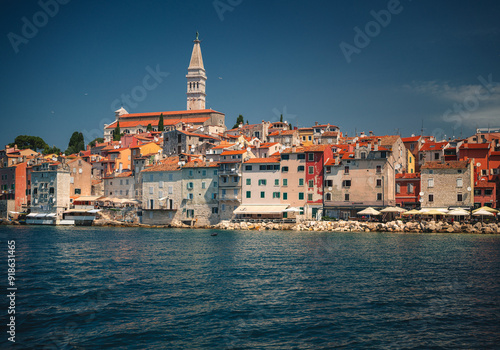 View on the old town of Rovinj, Croatia