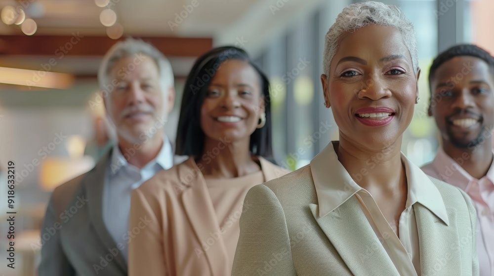 Happy headshot, businesspeople, office diversity, management, and pride. Smile, teamwork to motivate workers, corporate cooperation, and professional collaboration