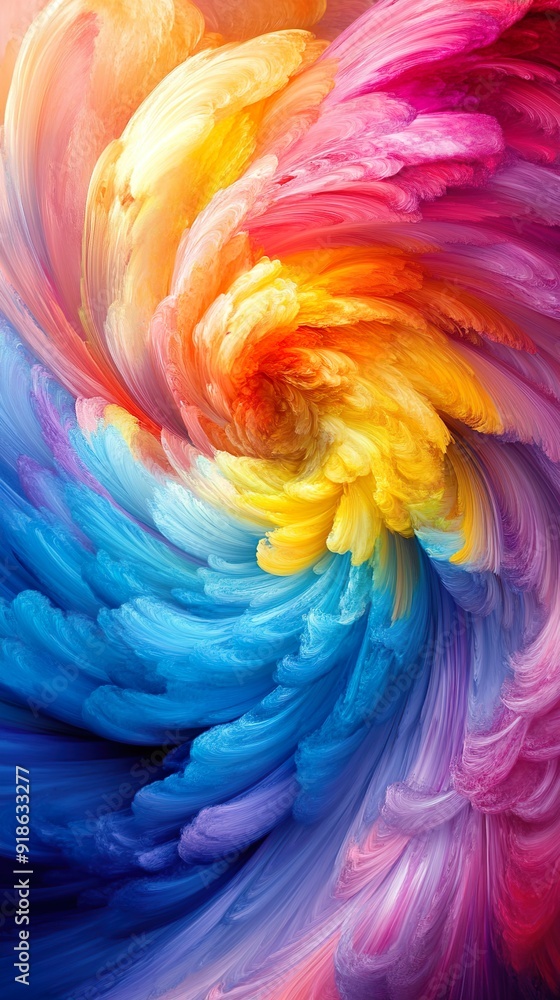 Vibrant color swirls colliding in a dynamic abstract design wallpaper Vibrant color swirls colliding in a dynamic abstract design wallpaper