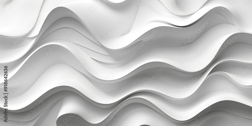 Obraz premium abstract wave white pattern texture background. white wave pattern on a white background