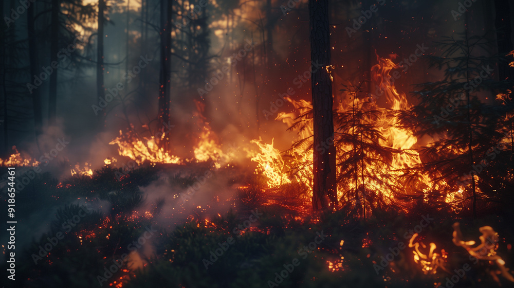 fire in the forest fire in the forest